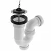 Buy 🤩 PrimeMatik Siphon courbé extensible pour lavabo-bidet 1 "1/2 x ∅ 70 mm 💯