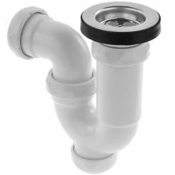 Buy 🤩 PrimeMatik Siphon courbé extensible pour lavabo-bidet 1 "1/2 x ∅ 70 mm 💯 -Sam Outillage STORE 8434852201315 4