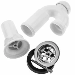 Buy 🤩 PrimeMatik Siphon courbé extensible pour lavabo-bidet 1 "1/2 x ∅ 70 mm 💯 -Sam Outillage STORE 8434852201315 6