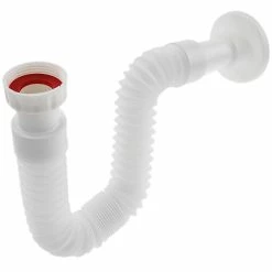Coupon ⭐ PrimeMatik Tube flexible blanc pour évier-bidet 1 "1/4 x ∅ 32 - ∅ 40 mm 🎁