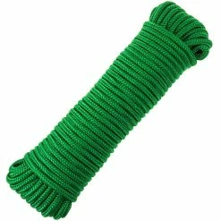 Best deal ✨ PrimeMatik Corde tressée à fils multiples PP 20 m x 6 mm verte 🎉