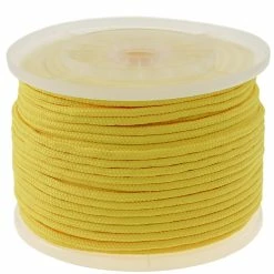New 🥰 PrimeMatik Corde tressée à fils multiples PP 100 m x 6 mm jaune ⭐