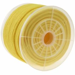 New 🥰 PrimeMatik Corde tressée à fils multiples PP 100 m x 6 mm jaune ⭐ -Sam Outillage STORE 8434852202077 6