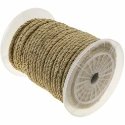 Promo 🤩 PrimeMatik Corde torsadée en sisal 3 torons 100 m x 10 mm naturel 😀 -Sam Outillage STORE 8434852202589 6