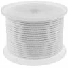 Flash Sale 👍 PrimeMatik Corde tressée en nylon 100 m x 6 mm blanche ⭐