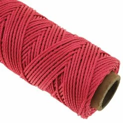 Best Sale 😀 PrimeMatik Ficelle tressée en nylon 50 m x 2 mm rose 👏 -Sam Outillage STORE 8434852203265 7