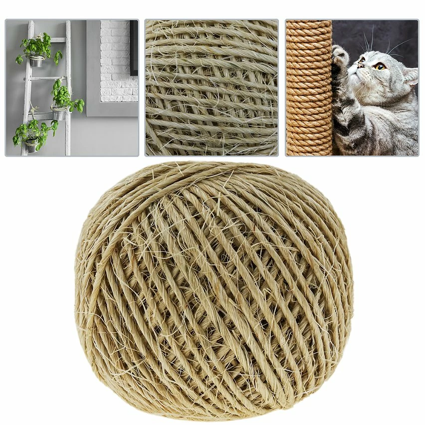 Best Pirce ⭐ PrimeMatik Ficelle sisal 1 brin 30 m x 2 mm naturel 🥰 2 Best Pirce ⭐ PrimeMatik Ficelle sisal 1 brin 30 m x 2 mm naturel 🥰 – Image 2