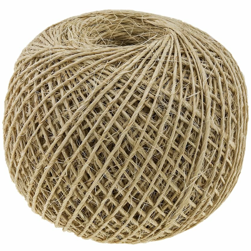 Outlet 🧨 PrimeMatik Ficelle sisal 1 brin 300 m x 2 mm naturel ✨ 1 Outlet 🧨 PrimeMatik Ficelle sisal 1 brin 300 m x 2 mm naturel ✨