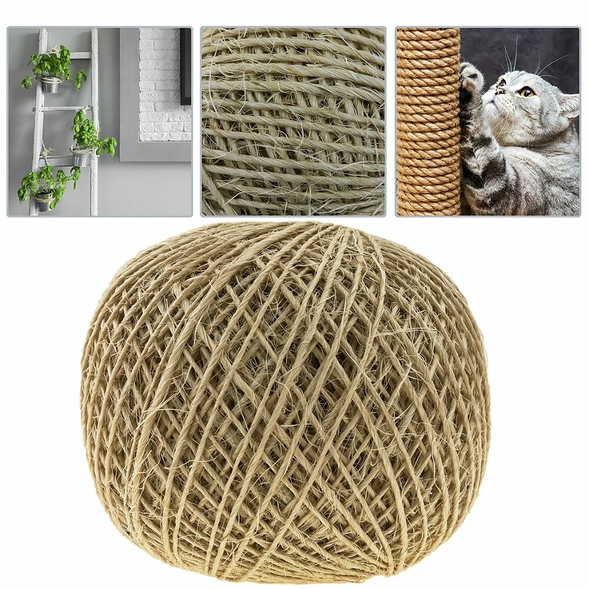 Outlet 🧨 PrimeMatik Ficelle sisal 1 brin 300 m x 2 mm naturel ✨ 2 Outlet 🧨 PrimeMatik Ficelle sisal 1 brin 300 m x 2 mm naturel ✨ – Image 2