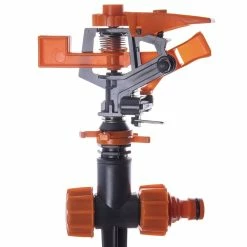 Flash Sale ⌛ PrimeMatik Arroseur d'arrosage sectoriel avec piquet 20 ° -360 ° 400 m² 💯 -Sam Outillage STORE 8434852205665 5