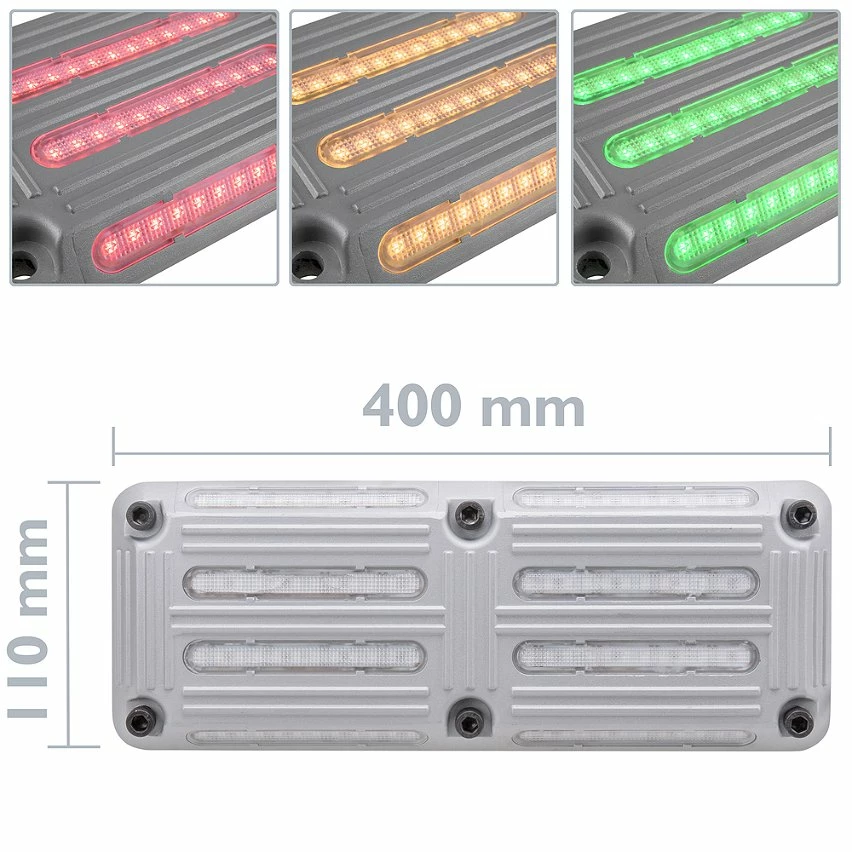 Buy 😍 PrimeMatik Balise de signalisation routière à LED pour le sol avec fonction feux de signalisation IP68 🎁 2 Buy 😍 PrimeMatik Balise de signalisation routière à LED pour le sol avec fonction feux de signalisation IP68 🎁 – Image 2