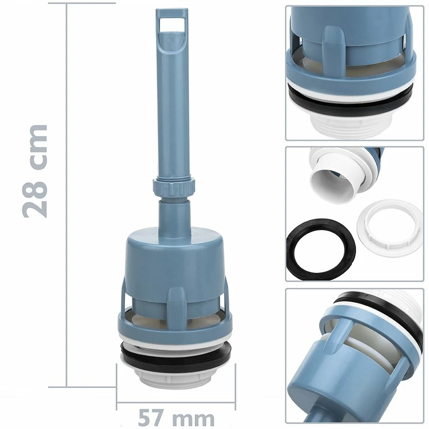 Best Pirce 🧨 PrimeMatik Mécanisme de rinçage du réservoir bas 🥰 2 Best Pirce 🧨 PrimeMatik Mécanisme de rinçage du réservoir bas 🥰 – Image 2