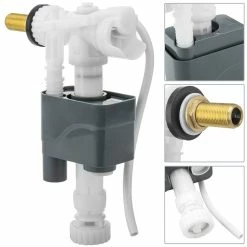 Discount 😀 PrimeMatik Robinet à flotteur de réservoir universel avec entrée verticale ou latérale 3/8 " ⭐ -Sam Outillage STORE 8434852219822 3