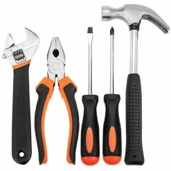 Best reviews of 🌟 PrimeMatik Jeu d'outils de base de 82 pièces. Tournevis, pinces, marteau, ruban à mesurer, etc. 🥰 -Sam Outillage STORE 8434852224260 5