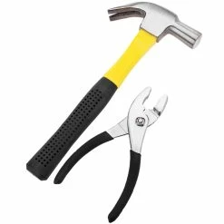 Wholesale 👏 PrimeMatik Jeu d'outils de base de 78 pièces. Tournevis, pinces, marteau, ruban à mesurer, etc. 👏 -Sam Outillage STORE 8434852224321 6