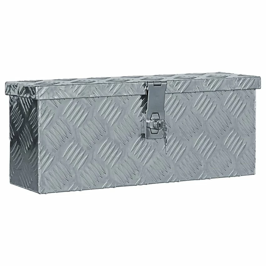 Best deal 🤩 vidaXL Boîte en aluminium 48,5 x 14 x 20 cm Argenté 🌟 1 Best deal 🤩 vidaXL Boîte en aluminium 48,5 x 14 x 20 cm Argenté 🌟