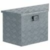 Top 10 🧨 vidaXL Boîte en aluminium 70 x 24 x 42 cm Trapézoïdal Argenté 😀