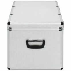 Top 10 ❤️ vidaXL Boîtes de rangement 3 pcs Argenté Aluminium 🧨 -Sam Outillage STORE 8718475730163 3