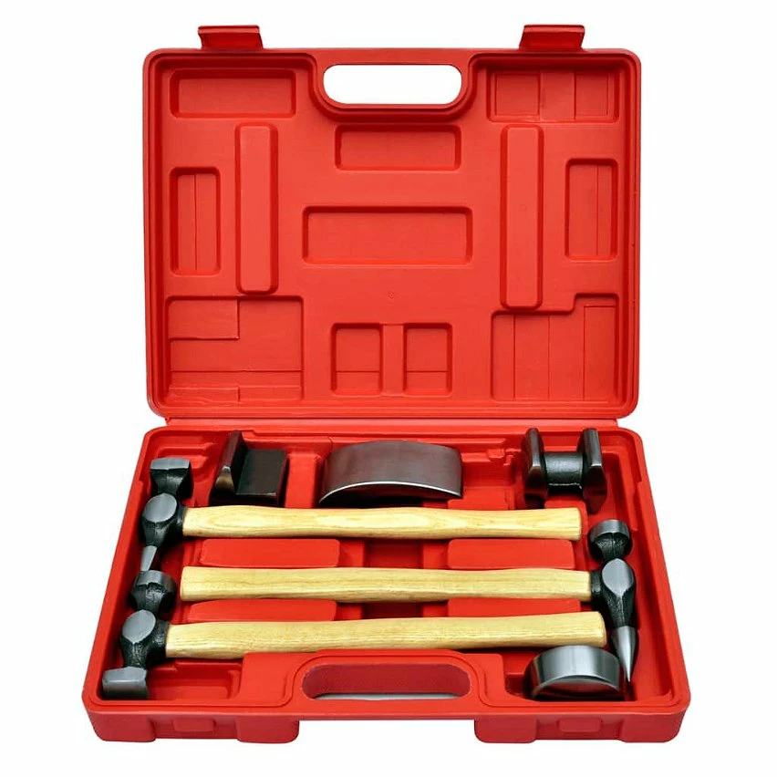 New 🎉 vidaXL Kit de marteaux de carrosserie de voiture et de bosses 7 pcs 🔔 1 New 🎉 vidaXL Kit de marteaux de carrosserie de voiture et de bosses 7 pcs 🔔