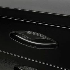 Best Pirce 🌟 vidaXL Coffre à outils métallique 3 tiroirs Noir 🔥 -Sam Outillage STORE 8718475937944 3