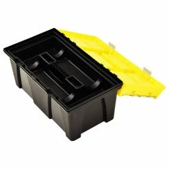 Buy 🔥 vidaXL Boîte à outils Plastique 595x337x316 mm Jaune 😀 -Sam Outillage STORE 8719883868950 5