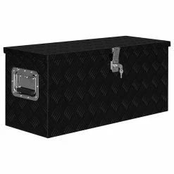 Best reviews of 🧨 vidaXL Boîte en aluminium 80x30x35 cm Noir 🤩