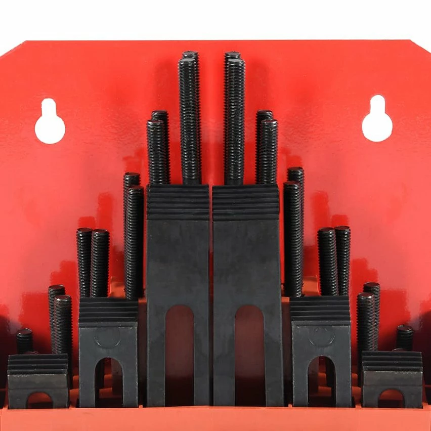 Deals 🔥 vidaXL Ensemble de serrage 58 pcs Acier Rainure en T M8 😍 4 Deals 🔥 vidaXL Ensemble de serrage 58 pcs Acier Rainure en T M8 😍 – Image 4