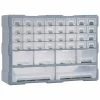 Cheap 😉 vidaXL Organisateur multi-tiroirs avec 40 tiroirs 52x16x37,5 cm 🥰