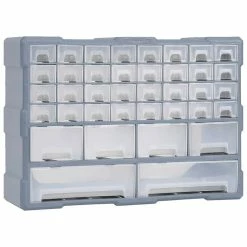 Cheap 😉 vidaXL Organisateur multi-tiroirs avec 40 tiroirs 52x16x37,5 cm 🥰