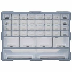 Cheap 😉 vidaXL Organisateur multi-tiroirs avec 40 tiroirs 52x16x37,5 cm 🥰 -Sam Outillage STORE 8720286058725 4
