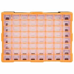 Best deal 🌟 vidaXL Organisateur multi-tiroirs avec 64 tiroirs 52x16x37,5 cm 🤩 -Sam Outillage STORE 8720286058732 3