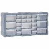 Outlet 🤩 vidaXL Organisateur multi-tiroirs avec 22 tiroirs 49x16x25,5 cm ✔️