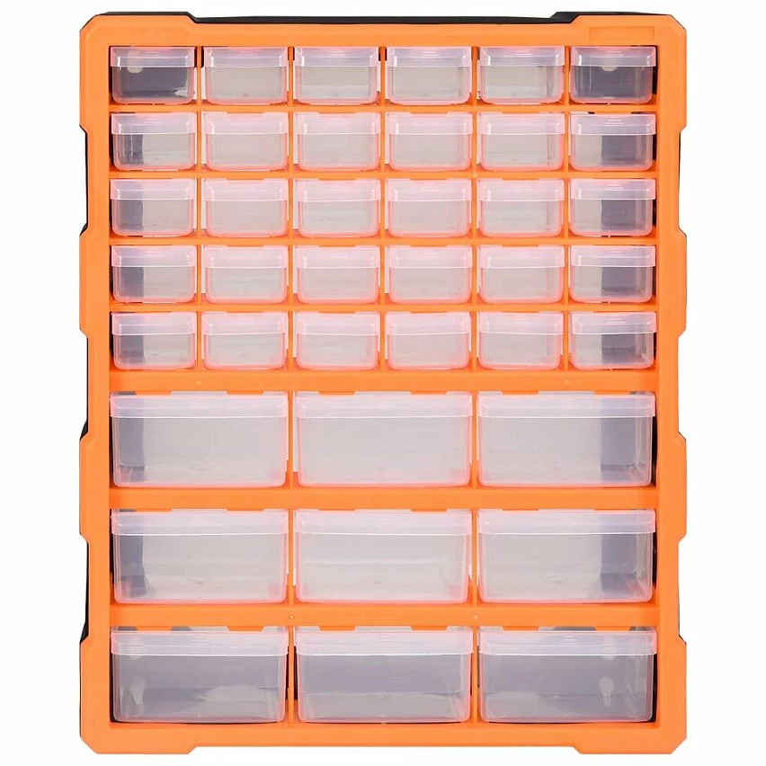 Wholesale ❤️ vidaXL Organisateur multi-tiroirs avec 39 tiroirs 38x16x47 cm 😍 2 Wholesale ❤️ vidaXL Organisateur multi-tiroirs avec 39 tiroirs 38x16x47 cm 😍 – Image 2