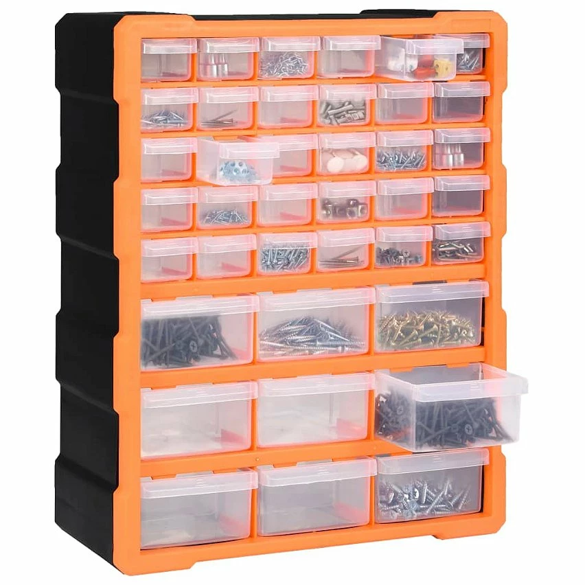 Wholesale ❤️ vidaXL Organisateur multi-tiroirs avec 39 tiroirs 38x16x47 cm 😍 5 Wholesale ❤️ vidaXL Organisateur multi-tiroirs avec 39 tiroirs 38x16x47 cm 😍 – Image 5