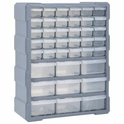 Brand new 🛒 vidaXL Organisateur multi-tiroirs avec 39 tiroirs 38x16x47 cm 😀