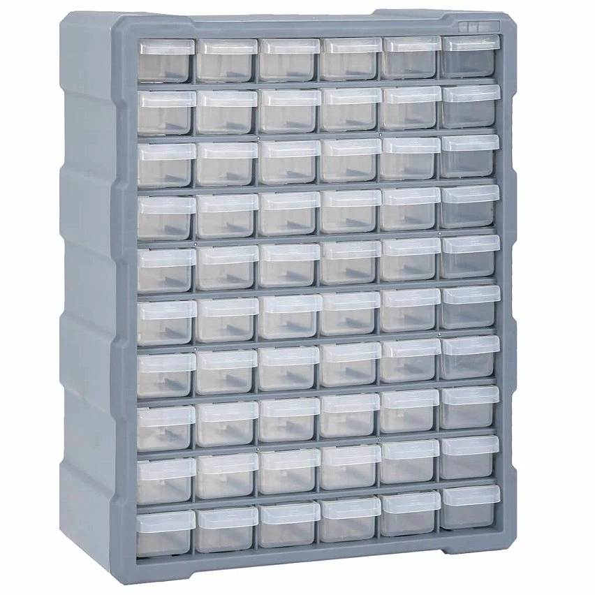 Deals ❤️ vidaXL Organisateur multi-tiroirs avec 60 tiroirs 38x16x47,5 cm 👏 1 Deals ❤️ vidaXL Organisateur multi-tiroirs avec 60 tiroirs 38x16x47,5 cm 👏