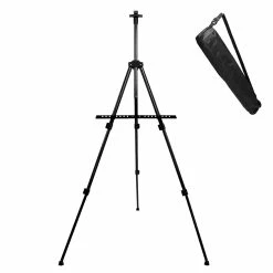Cheap 🔥 ECD Germany Chevalet avec tablette et support pour peinture Pinceaux, sac de transport inclus 🎁