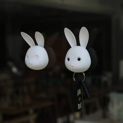 Promo 😀 Qualy Design Accroche clés Lapin ⌛ -Sam Outillage STORE 8858782109846 4