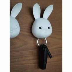 Promo 😀 Qualy Design Accroche clés Lapin ⌛ -Sam Outillage STORE 8858782109846 5